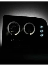 Spyder Auto Black Smoke LED Halo Projector Headlights for Ford Excursion 2000-2005                                     - PRO-YD-FF25099-1P-G2-BSM - Image 6