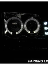 Spyder Auto Smoke LED Halo Projector Headlights for Ford Excursion 2000-2005, 1-Piece                                     - PRO-YD-FF25099-1P-G2-SM - Image 9