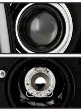 Spyder Auto Signature V2 Projector Headlights DRL LED Black for Ford Mustang 2005-2008                                     - PRO-YD-FM05V2-DRL-BK - Image 3