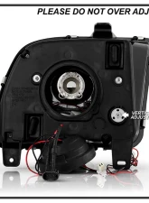 Spyder Auto Signature V2 Projector Headlights DRL LED Black for Ford Mustang 2005-2008                                     - PRO-YD-FM05V2-DRL-BK - Image 6