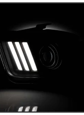 Spyder Auto Signature V2 Projector Headlights DRL LED Black for Ford Mustang 2005-2008                                     - PRO-YD-FM05V2-DRL-BK - Image 7
