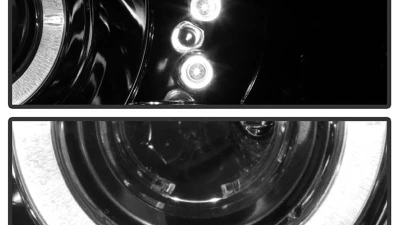 Spyder Auto Smoke 1-Piece LED Halo Projector Headlights for Ford Mustang SVT Cobra 1994-1998                                     - PRO-YD-FM94-1PC-AM-SMC - Image 9