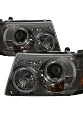 Spyder Auto Smoke 1-Piece LED Halo Projector Headlights for Ford Ranger 2001-2011                                     - PRO-YD-FR01-1PC-HL-SM - Image 10