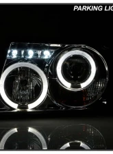 Spyder Auto Smoke 1-Piece LED Halo Projector Headlights for Ford Ranger 2001-2011                                     - PRO-YD-FR01-1PC-HL-SM - Image 10