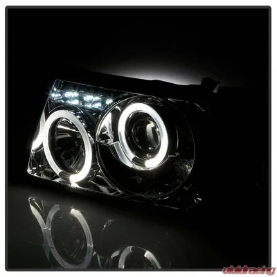 Spyder Auto Smoke 1-Piece LED Halo Projector Headlights for Ford Ranger 2001-2011 - PRO-YD-FR01-1PC-HL-SM
