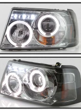 Spyder Auto Smoke 1-Piece LED Halo Projector Headlights for Ford Ranger 2001-2011                                     - PRO-YD-FR01-1PC-HL-SM - Image 8