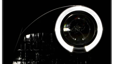 Spyder Auto Halo Black Projector Headlights for Ford Ranger 1998-2000, PRO-YD-FR98-BK                                     - PRO-YD-FR98-BK - Image 10