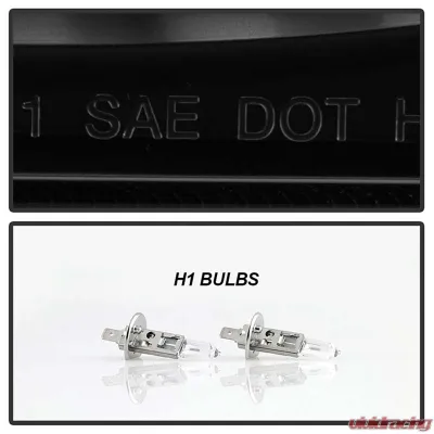 Spyder Auto Black Smoke LED Halo Projector Headlights for Ford F-450 Super Duty 2005-2007 - PRO-YD-FS05-HL-BSM