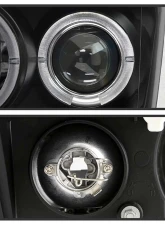 Spyder Auto Halo LED Black Projector Headlights for Ford F-250 F-350 F-450 2008-2010                                     - PRO-YD-FS08-HL-BK - Image 3