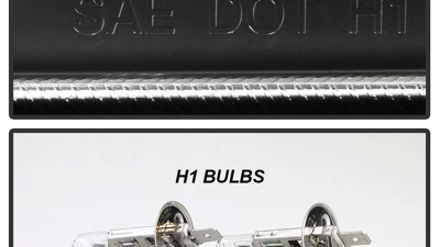 Spyder Auto Halo LED Black Projector Headlights for Ford F-250 F-350 F-450 2008-2010                                     - PRO-YD-FS08-HL-BK - Image 6