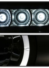 Spyder Auto Halo LED Black Projector Headlights for Ford F-250 F-350 F-450 2008-2010                                     - PRO-YD-FS08-HL-BK - Image 9