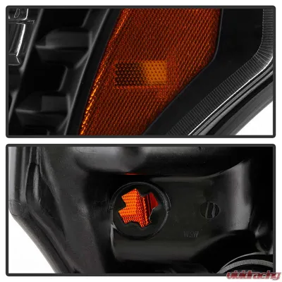 Spyder Auto Black DRL CCFL Halo Projector Headlights for 2011-2015 Ford F-550 Super Duty - PRO-YD-FS11-CCFL-BK