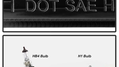 Spyder Auto Black DRL CCFL Halo Projector Headlights for 2011-2015 Ford F-550 Super Duty                                     - PRO-YD-FS11-CCFL-BK - Image 7