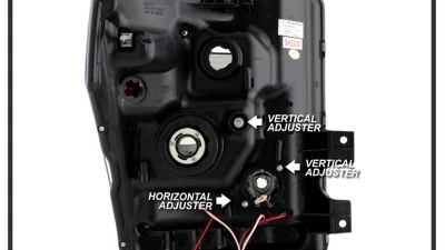 Spyder Auto Black DRL CCFL Halo Projector Headlights for 2011-2015 Ford F-550 Super Duty                                     - PRO-YD-FS11-CCFL-BK - Image 8