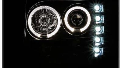 Spyder Auto Signature Projector Headlights All Black for GMC Sierra 2007-2013                                     - PRO-YD-GS07-HL-BKV2 - Image 9