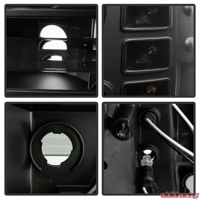 Spyder Auto Signature Projector Headlights All Black for GMC Sierra 2007-2013 - PRO-YD-GS07-HL-BKV2