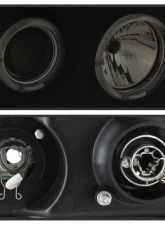 Spyder Auto Black Smoke LED Halo Projector Headlights for GMC Sierra 2500 HD | 3500 HD 2007-2013                                     - PRO-YD-GS07-HL-BSM - Image 3