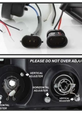 Spyder Auto Black Smoke LED Halo Projector Headlights for GMC Sierra 2500 HD | 3500 HD 2007-2013                                     - PRO-YD-GS07-HL-BSM - Image 5