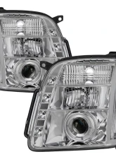 Spyder Auto Halo Chrome Projector Headlights for GMC Yukon Yukon XL 2007-2009                                     - PRO-YD-GY07-HL-C - Image 9