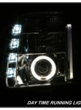 Spyder Auto Halo Chrome Projector Headlights for GMC Yukon Yukon XL 2007-2009                                     - PRO-YD-GY07-HL-C - Image 9