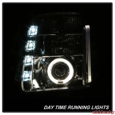 Spyder Auto Halo Chrome Projector Headlights for GMC Yukon Yukon XL 2007-2009 - PRO-YD-GY07-HL-C