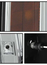 Spyder Auto Halo Chrome Projector Headlights for GMC Yukon Yukon XL 2007-2009                                     - PRO-YD-GY07-HL-C - Image 4