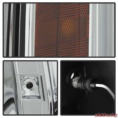 Spyder Auto Halo Chrome Projector Headlights for GMC Yukon Yukon XL 2007-2009 - PRO-YD-GY07-HL-C