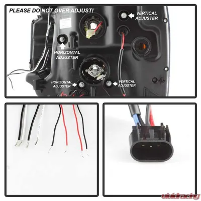 Spyder Auto Halo Chrome Projector Headlights for GMC Yukon Yukon XL 2007-2009 - PRO-YD-GY07-HL-C