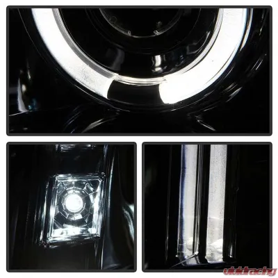 Spyder Auto Halo Chrome Projector Headlights for GMC Yukon Yukon XL 2007-2009 - PRO-YD-GY07-HL-C