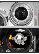 Spyder Auto Halo LED Chrome Projector Headlights for Honda Accord 2003-2007                                     - PRO-YD-HA03-AM-C - Image 3