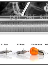Spyder Auto Halo LED Chrome Projector Headlights for Honda Accord 2003-2007                                     - PRO-YD-HA03-AM-C - Image 7