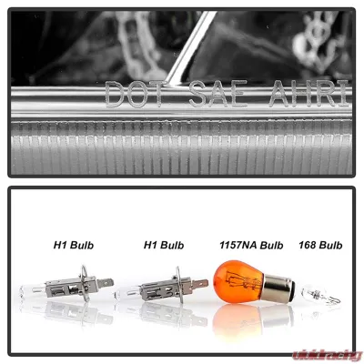 Spyder Auto Halo LED Chrome Projector Headlights for Honda Accord 2003-2007 - PRO-YD-HA03-AM-C