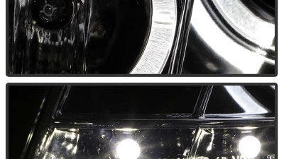 Spyder Auto Smoke DRL LED Halo Projector Headlights for Honda Accord 2008-2012                                     - PRO-YD-HA08-4D-HL-SM - Image 11