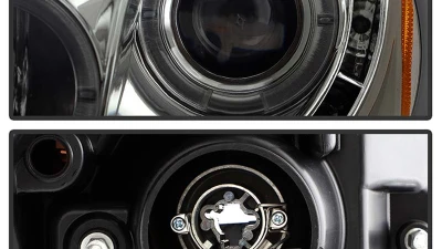 Spyder Auto Smoke DRL LED Halo Projector Headlights for Honda Accord 2008-2012                                     - PRO-YD-HA08-4D-HL-SM - Image 3