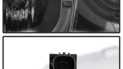 Spyder Auto Smoke DRL LED Halo Projector Headlights for Honda Accord 2008-2012                                     - PRO-YD-HA08-4D-HL-SM - Image 4