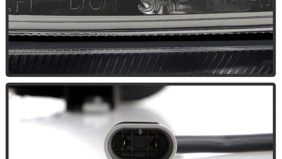 Spyder Auto Smoke DRL LED Halo Projector Headlights for Honda Accord 2008-2012                                     - PRO-YD-HA08-4D-HL-SM - Image 6