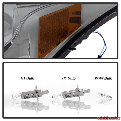 Spyder Auto Smoke DRL LED Halo Projector Headlights for Honda Accord 2008-2012 - PRO-YD-HA08-4D-HL-SM