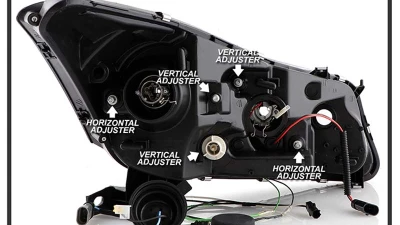 Spyder Auto Smoke DRL LED Halo Projector Headlights for Honda Accord 2008-2012                                     - PRO-YD-HA08-4D-HL-SM - Image 8