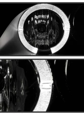 Spyder Auto Halo Black Projector Headlights for Honda Accord 1998-2002                                     - PRO-YD-HA98-AM-BK - Image 10