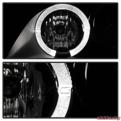 Spyder Auto Halo Black Projector Headlights for Honda Accord 1998-2002 - PRO-YD-HA98-AM-BK