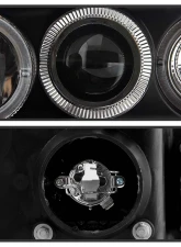 Spyder Auto Halo Black Projector Headlights for Honda Accord 1998-2002                                     - PRO-YD-HA98-AM-BK - Image 3