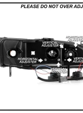 Spyder Auto Halo Black Projector Headlights for Honda Accord 1998-2002                                     - PRO-YD-HA98-AM-BK - Image 7