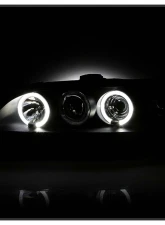Spyder Auto Halo Black Projector Headlights for Honda Accord 1998-2002                                     - PRO-YD-HA98-AM-BK - Image 8