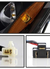 Spyder Auto Halo Black Projector Headlights for Honda Civic 2001-2003 2 4-Door Non Si Model                                     - PRO-YD-HC01-AM-BK - Image 6