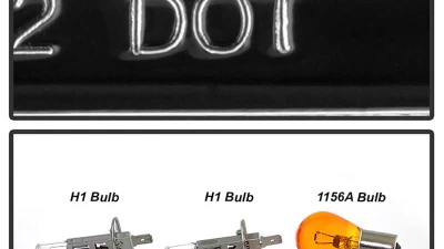 Spyder Auto Halo Black Projector Headlights for Honda Civic 2001-2003 2 4-Door Non Si Model                                     - PRO-YD-HC01-AM-BK - Image 7