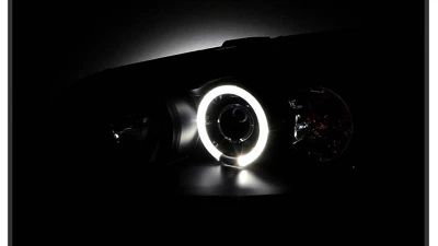 Spyder Auto Halo Black Projector Headlights for Honda Civic 2001-2003 2 4-Door Non Si Model                                     - PRO-YD-HC01-AM-BK - Image 9