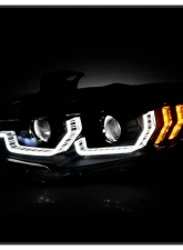 Spyder Auto Apex Headlight Black with LED Sequential Turn Signal for Honda Civic 2016-2020                                     - PRO-YD-HC16AP-SEQ-BK - Image 7