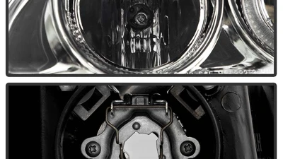 Spyder Auto Smoke 1-Piece LED Halo Projector Headlights for Honda Civic 1992-1995                                     - PRO-YD-HC921P-23D-AM-SMC - Image 5