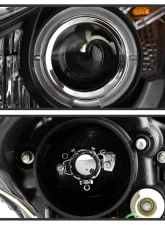 Spyder Auto Black DRL LED Halo Projector Headlights for Hyundai Elantra 2011-2013                                     - PRO-YD-HYELAN11-DRL-BK - Image 3