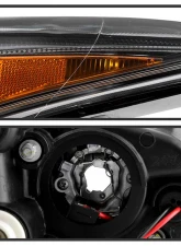 Spyder Auto Black DRL LED Halo Projector Headlights for Hyundai Elantra 2011-2013                                     - PRO-YD-HYELAN11-DRL-BK - Image 4